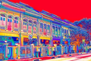 Singapore Shophouse Art